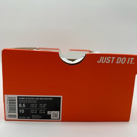 Nike Kobe IX Elite Low Em Protro Mens Size 8.5 White B Grade main image 6